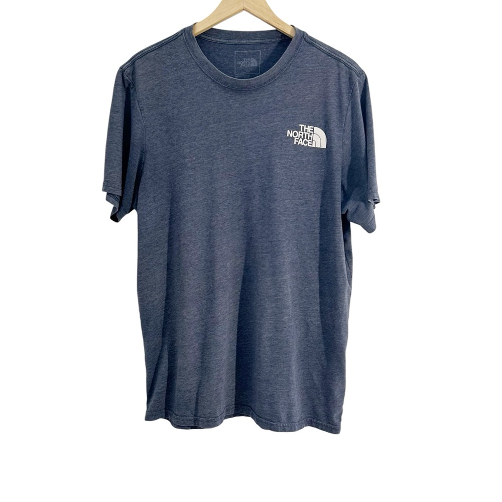 The North Face Large Men’s Blue & White Logo T-Shirt